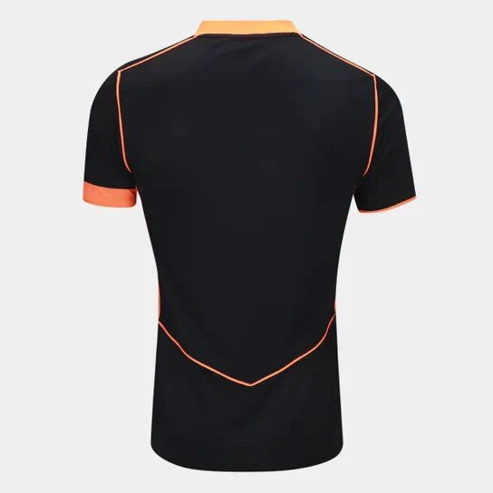 Camisa Nike Corinthians (Total 90) III 2025 - Preta e Laranja - Masculina - Torcedor