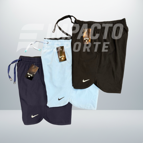 Shorts dri-fit nike kit 3 unidades