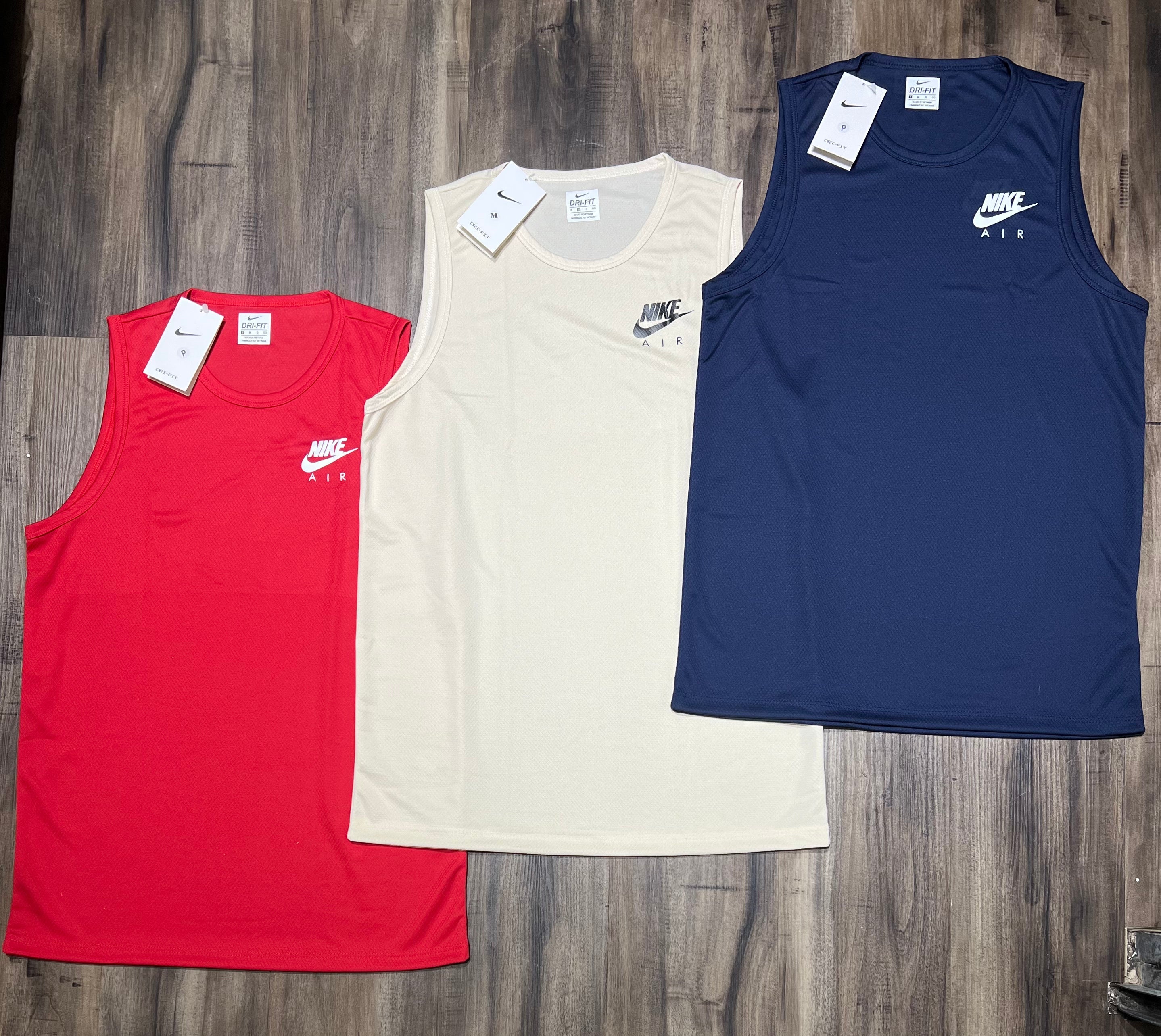 Kit 3 Regatas Masculinas Dry Fit Academia – Nike Performance