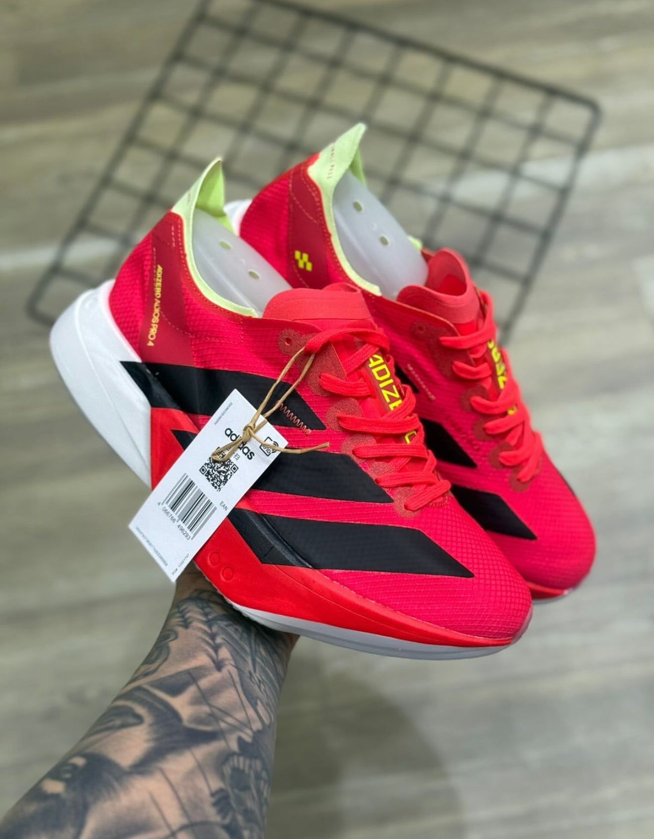 Adidas Adizero - Vermelho com Branco