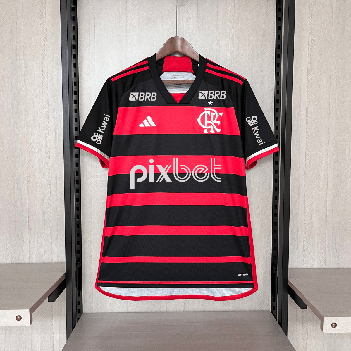 Camisa Adidas Flamengo I 2024 Com Patrocínio