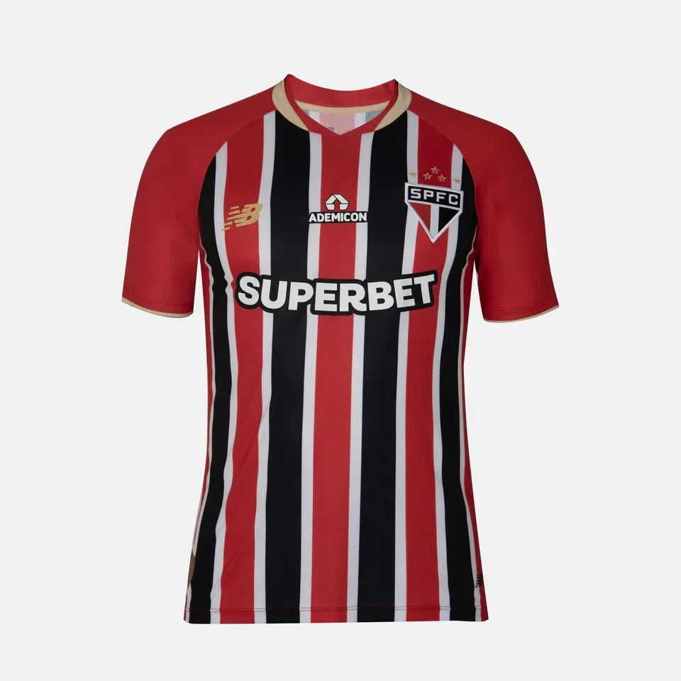 Camisa São Paulo 25/26 Fora New Balance Masculina - Listrada
