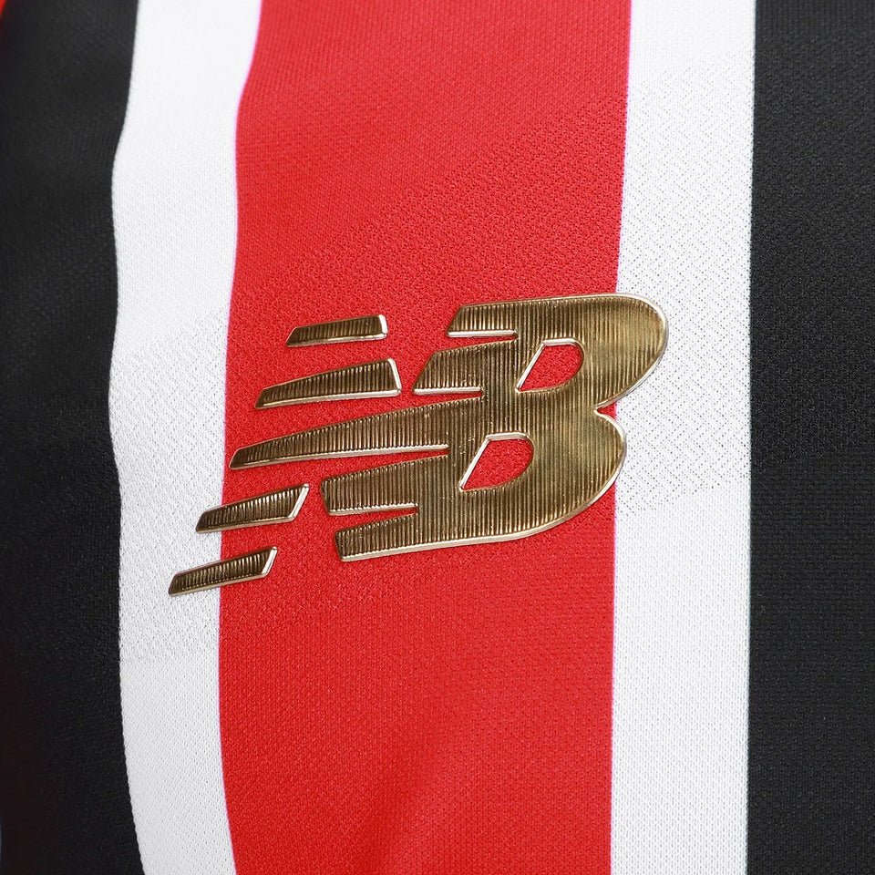 Camisa São Paulo 25/26 Fora New Balance Masculina - Preto+Vermelho - Jogador