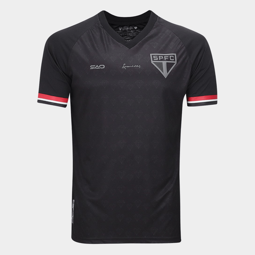 Camisa São Paulo Consciência Negra - Leônidas Diamante Negro 24/25