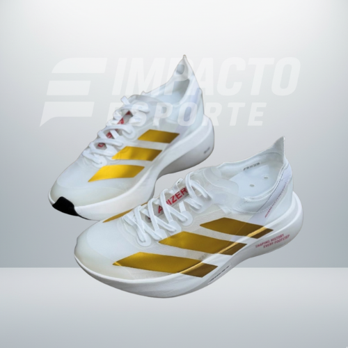 Adidas Adizero - Branco e Dourado