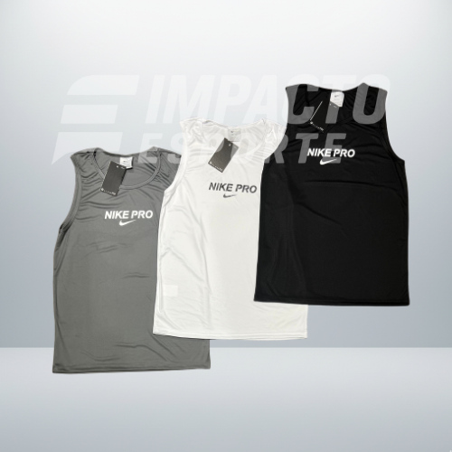 Kit 3 Regatas Masculinas Dry Fit Academia – Nike Performance