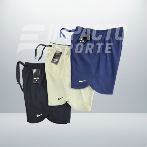 Shorts dri-fit nike  kit 3 unidades