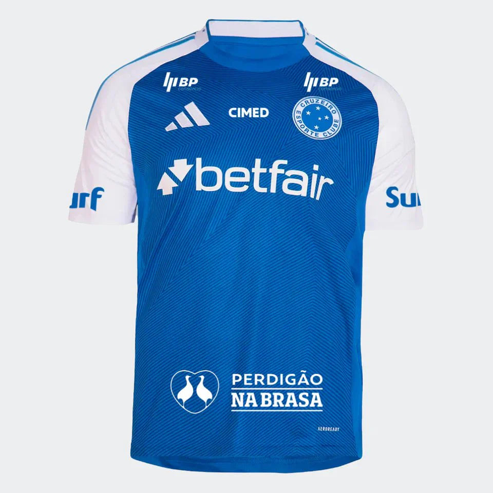 Camisa Cruzeiro I 2025/26 Adidas (Com Patrocínios)