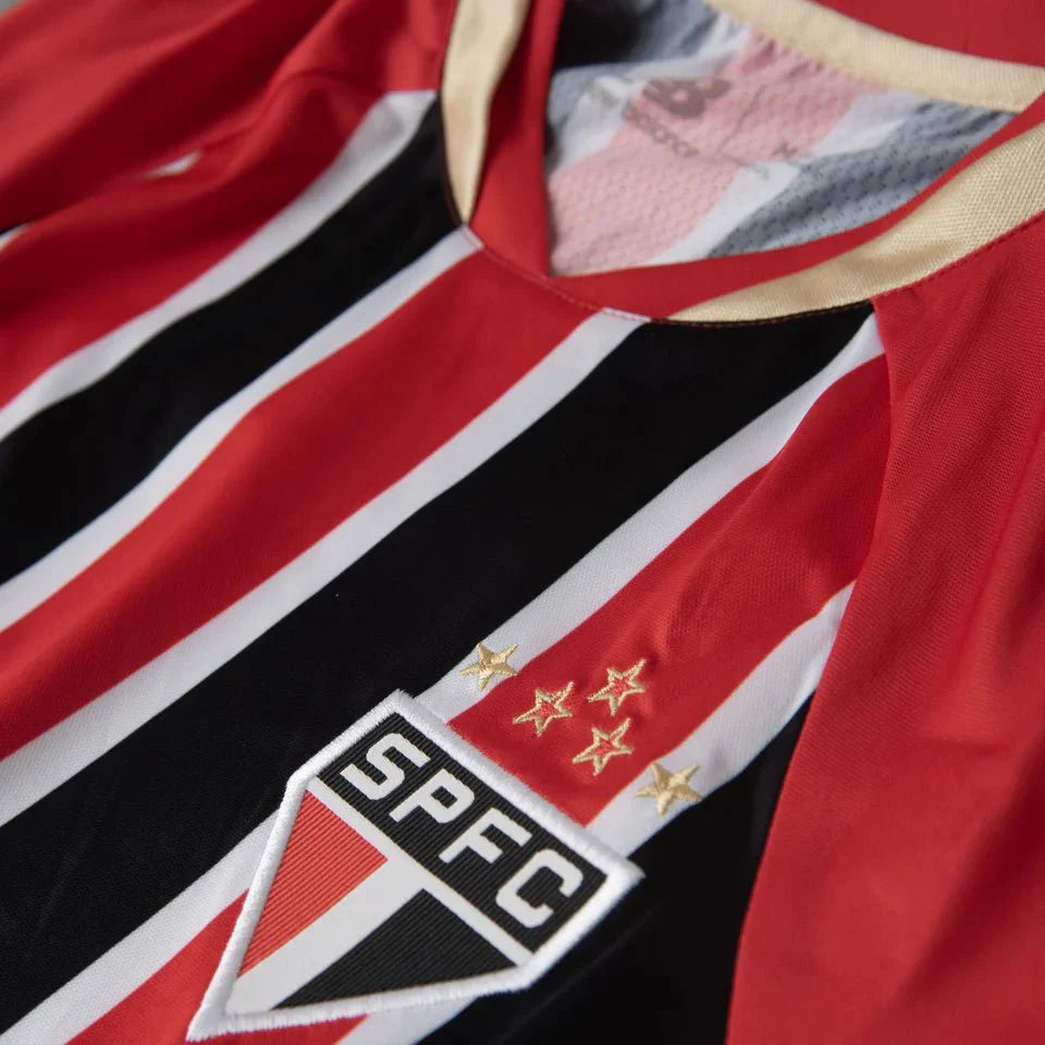 Camisa São Paulo I 24/25 New Balance - Vermelha e preta