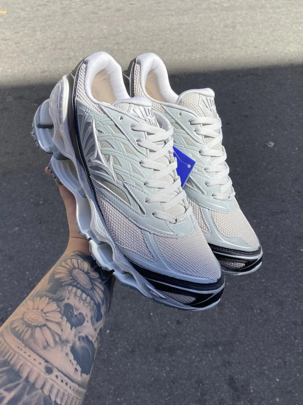 Mizuno Prophecy LS - Branco e prata